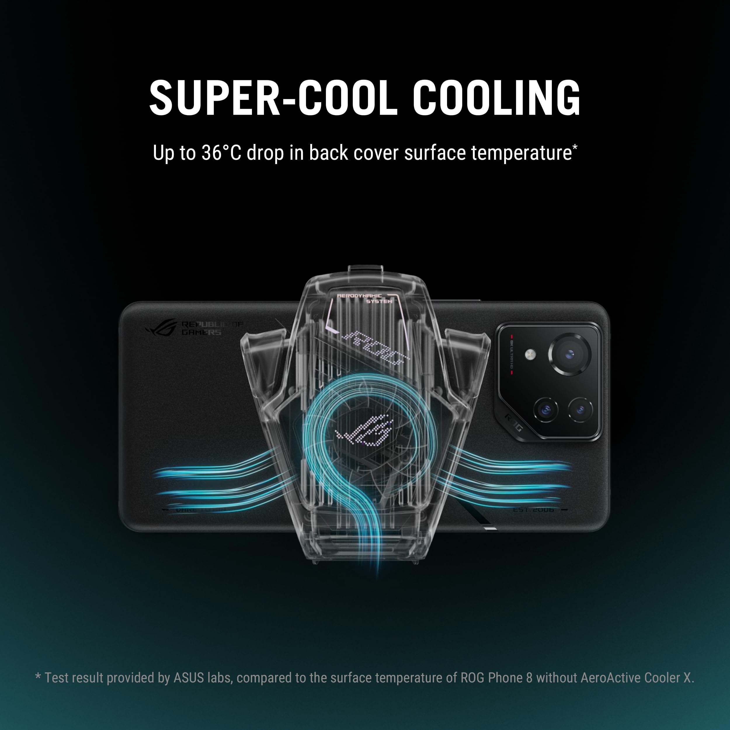 Mua ASUS ROG AeroActive Cooler X, RGB Cell Phone Cooling Fan for